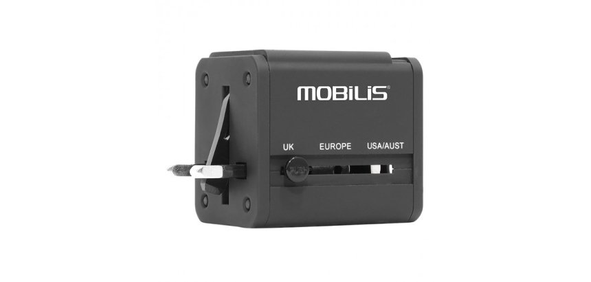 Mobilis 001243 chargeur d'appareils mobiles Universel Noir Secteur Intérieure