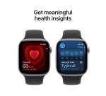 Apple Watch Series 11 GPS 46mm Space Grey Aluminium Case with Black Sport Band - M/L
