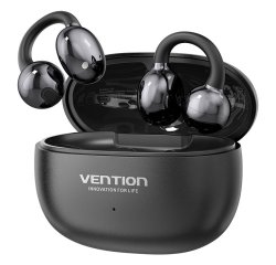 Vention ECHO CLIP A1 Auriculares Inalámbrico De oreja abierta Llamadas/Música/Deporte/Uso diario USB Tipo C Bluetooth Negro