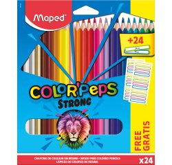 Maped Color’Peps 862726 pastello colorato Multicolore 24 pz