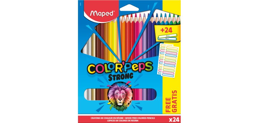 Maped Color’Peps 862726 colour pencil Multicolour 24 pc(s)