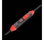 PowerA Wired Earbuds for Nintendo Switch 2 Auriculares Alámbrico Dentro de oído Juego Negro, Rojo