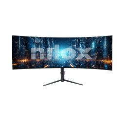 Nilox NXM49CRVDC pantalla para PC 124,5 cm (49") 5120 x 1440 Pixeles Dual QHD LED Negro