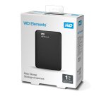 Western Digital Elements Portable external hard drive 1 TB 2.5" Micro-USB B 3.2 Gen 1 (3.1 Gen 1) Black