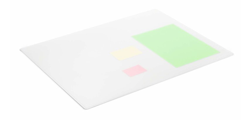 Durable 712319 desk pad Polypropylene (PP) Grey