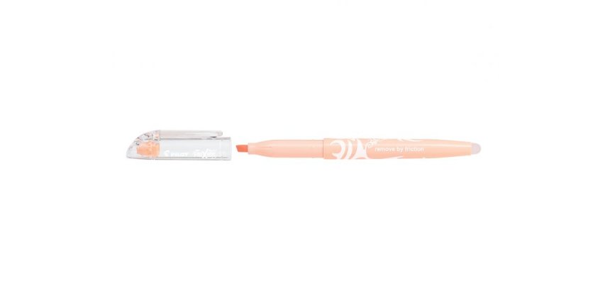 Surligneur pilot frixion light natural effacable       pointe moyenne biseautee      coloris orange clair