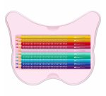 FABER-CASTELL Crayon de couleur triangulaire GRIP SPARKLE