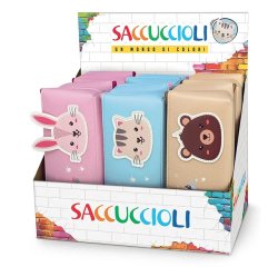 Lebez 81992 astuccio per matita Astuccio portamatite Poliuretano (PU) Colori assortiti