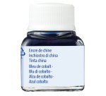Encre de chine pelikan tire-lignes plumes dessinateur pinceaux couleur bleu cobalt flacon 10ml
