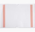 Porte-visuel mural vertical A4 - Cristal