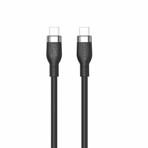 HYPER HJ4002BKGL cable USB 2.0 2 m USB C Negro