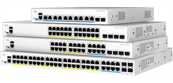 Cisco C1300-48P-4X Géré L2/L3 Gigabit Ethernet (10/100/1000) Connexion Ethernet, supportant l'alimentation via ce port (PoE) Blanc