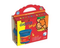 Gouache doigt giotto be-bè coloris brillants assortis base eau pot 150ml set 4 unités