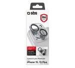 SBS Kit accessoires smartphone Protection objectif pour iPhone 15/15 Plus