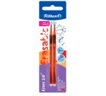 Recharge pelikan roller pelikan erase 2.0 trait 0,7mm coloris rouge blister 2       unites