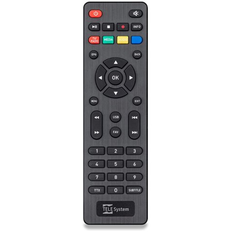 TELE System 58035006 remote control IR Wireless TV Tuner Press buttons