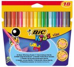 Feutre bic kids visacolor xl coloriage encre lavable corps large pointe extra-large bloquée couleur rouge