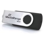 MediaRange MR1951 USB flash drive 16 GB USB Type-C 3.2 Gen 1 (3.1 Gen 1) Black, Silver
