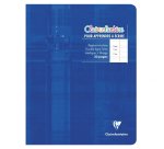Cahier piqué 17x22 cm 32 pages double ligne 3 mm + interligne + marge - Assortis