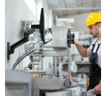 Ergotron LX Pro Series 45-683-292 support d'écran plat pour bureau 86,4 cm (34") Mur Noir