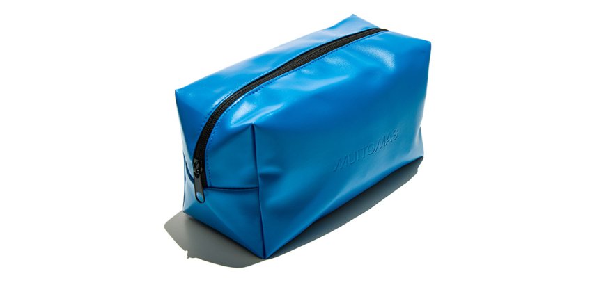 Muitomas BEAUTYCASEBL neceser y maletín neceser Estuche de maquillaje Imitación piel Azul