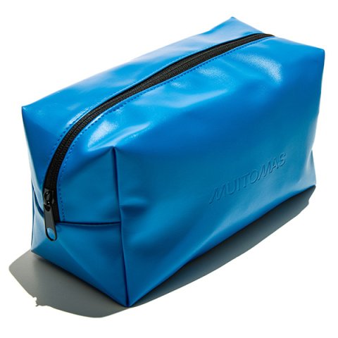 Muitomas BEAUTYCASEBL neceser y maletín neceser Estuche de maquillaje Imitación piel Azul
