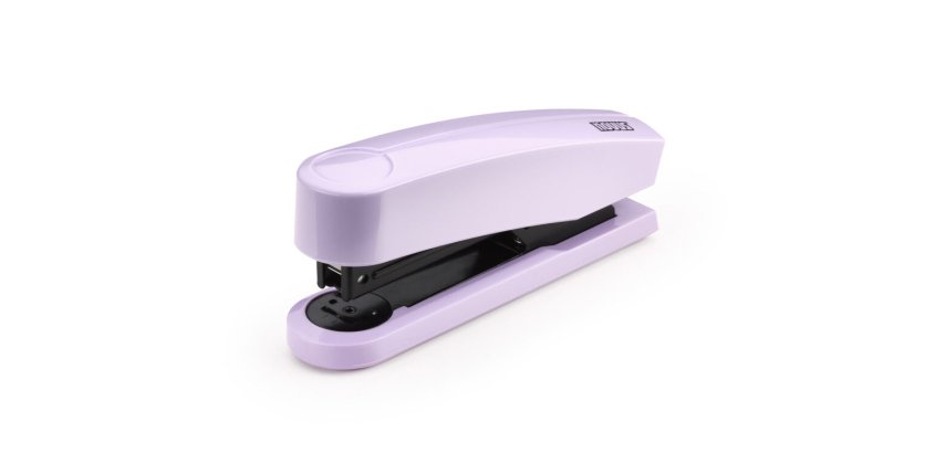 Agrafeuse novus b2 color id 2.0 25f agrafes 24/6-26/6 profondeur agrafage 65mm pretty lilac + 200 agrafes 24/6 super