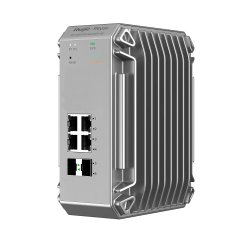 Ruijie Networks RG-NIS3100-8GT4SFP-HP switch di rete Gestito L2 Gigabit Ethernet (10/100/1000) Supporto Power over Ethernet (PoE) Grigio
