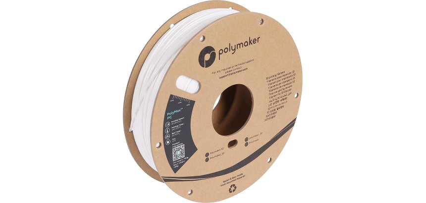 Polymaker PC02002 3D Printing Material Polycarbonate (PC) White 750 g