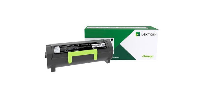 Lexmark 51B2X00 cartuccia toner 1 pz Originale Nero