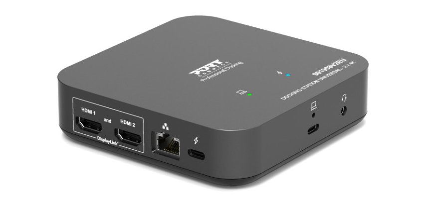 Port Designs PORT Connect Station d'accueil bureau 2 x 4K USB-C 10 périphériques 85W