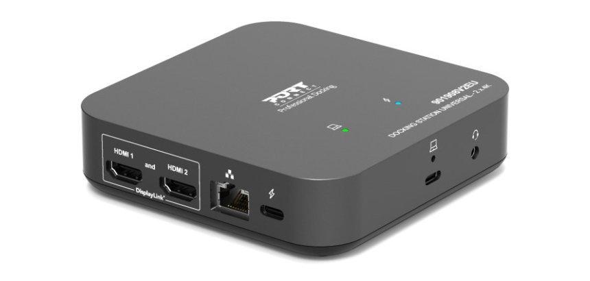 Port Designs PORT Connect Station d'accueil bureau 2 x 4K USB-C 10 périphériques 85W