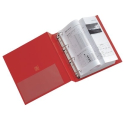 SEI Rota Stelvio ring binder A4 Red