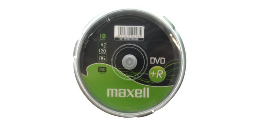 Maxell M160 blank DVD 4.7 GB DVD+R 10 pc(s)