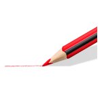 Crayons de couleur staedtler noris  187 triangulaires en   bois coloris assortis etui de 12