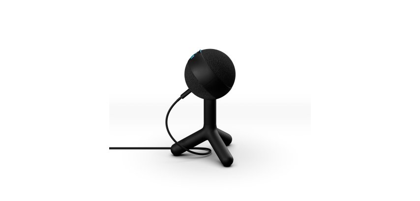 Microphone Logitech G Yeti Orb gaming RVB à condensateur avec LIGHTSYNC pour PC/Mac - Noir