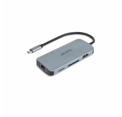 DICOTA D32062 hub & concentrateur USB Type-C Argent