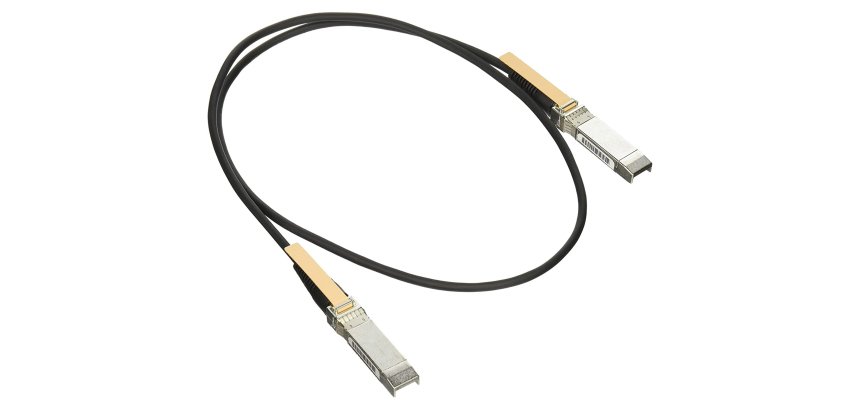 Cisco 10GBASE-CU SFP+ Cable 1 Meter Cable de fibra óptica e InfiniBand 1 m SFP+ Negro