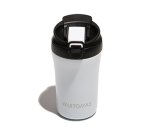Muitomas WBOTTLETH350WH tazza da viaggio 350 ml Nero, Bianco Acciaio inox