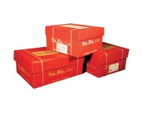 Carta in modulo continuo - 24 x 12 " - 2 copie - 53 gr - piste staccabili - bianco - Sabacart - conf. 1000 fogli