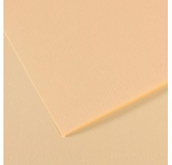Papier dessin canson feuille mi-teintes n 111 grain        gelatine haute teneur coton   160g 50x65cm unicolore ivoire