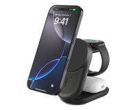 Belkin Qi2 Fitness tracker, Casques, Smartphone, Smartwatch Noir USB Recharge sans fil Charge rapide Intérieure