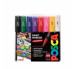 Marqueur posca pc1mc pointe conique extra fine trait      0,7-1mm coloris assortis      boite 8 unites