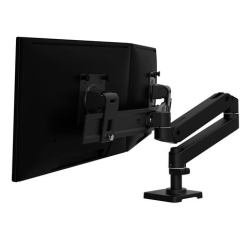 Ergotron LX Pro Series 45-684-292 soporte para monitor 68,6 cm (27") Escritorio Negro