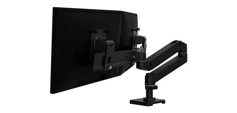 Ergotron LX Pro Series 45-684-292 Supporti a parete per TV 68,6 cm (27") Scrivania Nero