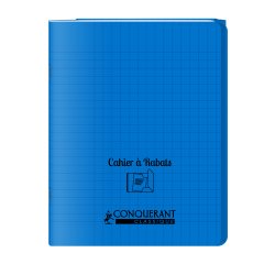 Cahier A Rabat Conquerant Classique Agrafe 170X220 48P 90G Seyes Polypro
