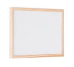 Tableau blanc, cadre en bois, (L)400 x (H)300 mm