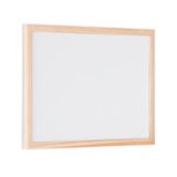 Tableau blanc, cadre en bois, (L)400 x (H)300 mm