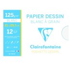 Dessin à Grain pochette 12F A4 125g