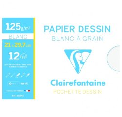 Dessin à Grain pochette 12F A4 125g
